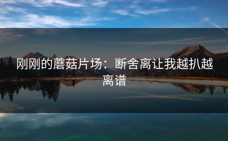 刚刚的蘑菇片场：断舍离让我越扒越离谱