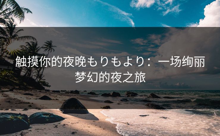 触摸你的夜晚もりもより：一场绚丽梦幻的夜之旅